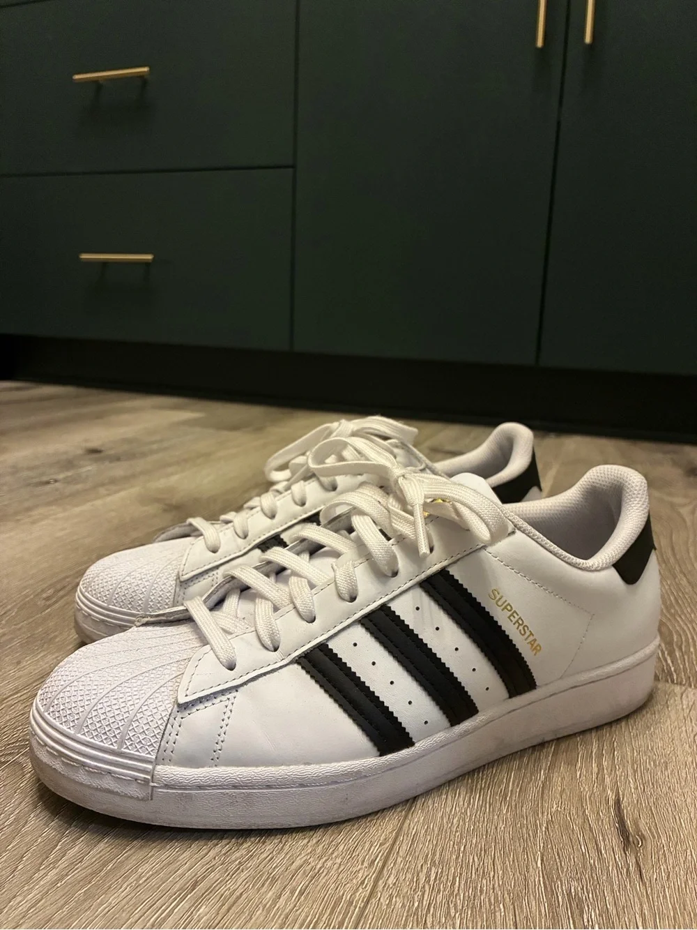 Adidas Superstar Shell Toe Sneakers in White
